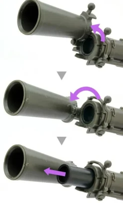 1/12 Little Armory [LA073] 84mm Recoilless Rifle M2 type