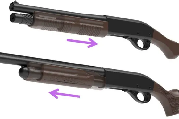 1/12 Little Armory (LA055) M870 Type Hard Wood