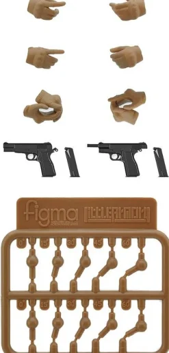 Little Armory LAOP06: figma Tactical Gloves 2 Handgun Set (Tan)