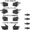 Little Armory [LA-OP22] Gun Handle Black For Megami Device