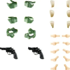 1/12 Little Armory [LA-OP15] Tactical Gloves for Sousai Shojo Teien 2 Revolver Set (Green)