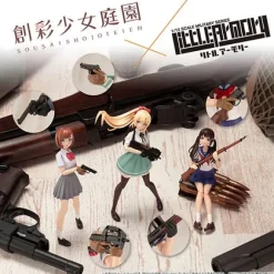 1/12 Little Armory [LA-OP13] Tactical Gloves for Sousai Shojo Teien 2 Revolver Set (Black)