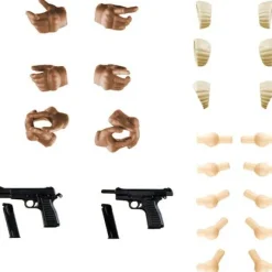 1/12 Little Armory [LA-OP14] Tactical Gloves for Sousai Shojo Teien 2 Handgun Set (Tan)