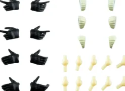 1/12 Little Armory [LA-OP08] Tactical Gloves for Sosai Shoujo Garden (Black)