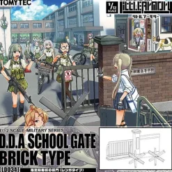 1/12 Little Armory [LD034] Designated Defense School Gate (Brick Type)