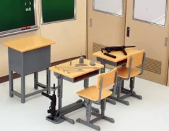 1/12 LittleArmory [LD013] Desk for Designated Defense High School
