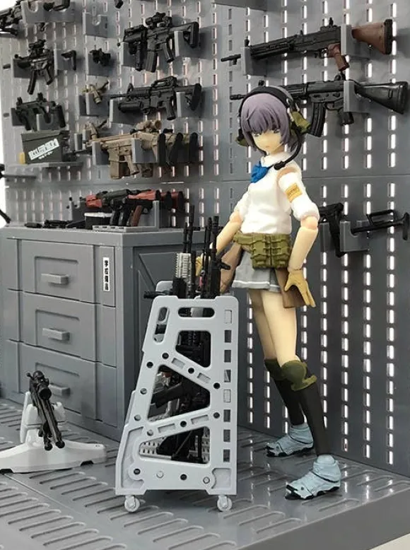 1/12 Little Armory (LD025) Gun Rack E
