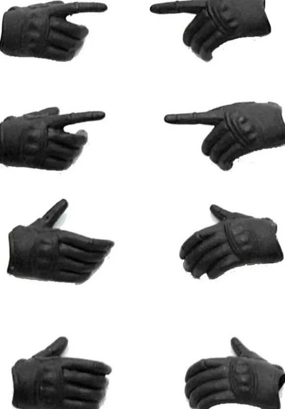 LittleArmory-OP3: figma Tactical Gloves (Stealth Black) (Reissue)