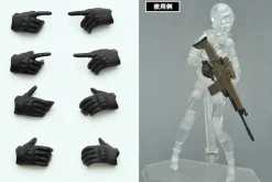 LittleArmory-OP3: figma Tactical Gloves (Stealth Black) (LittleArmory) (Reissue)