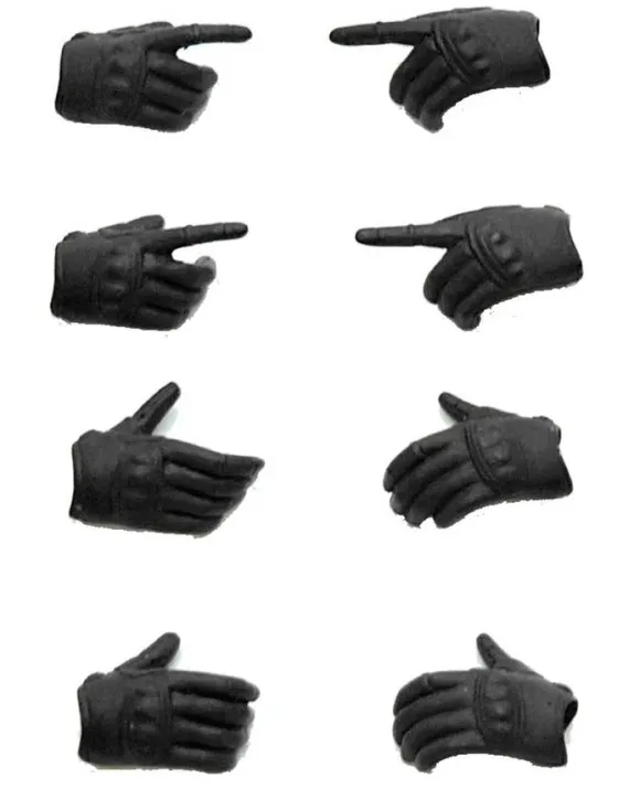 LittleArmory-OP3: figma Tactical Gloves (Stealth Black) (LittleArmory) (Reissue)