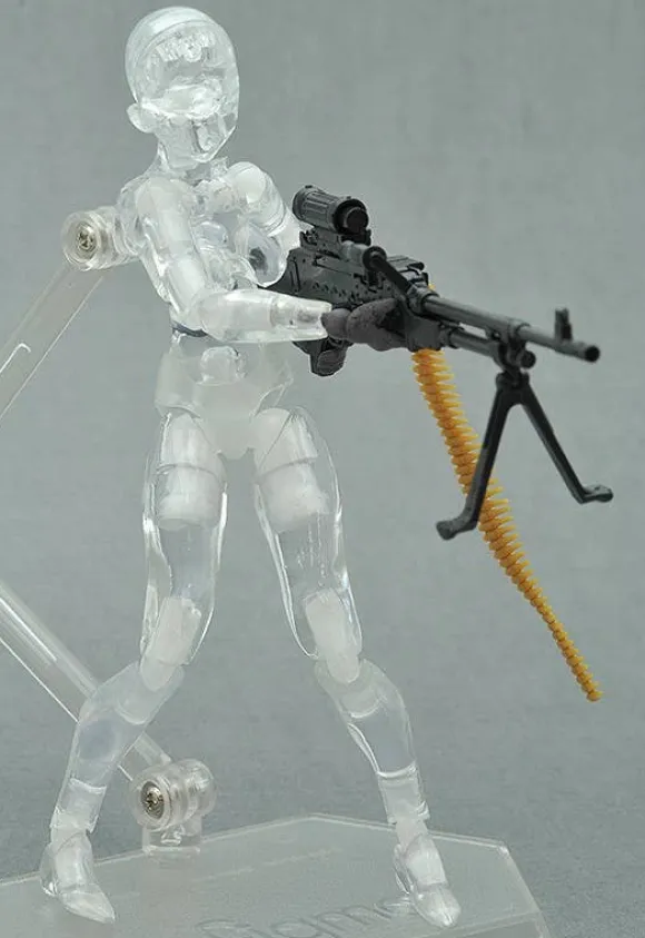 LittleArmory-OP3: figma Tactical Gloves (Stealth Black) (LittleArmory) (Reissue)