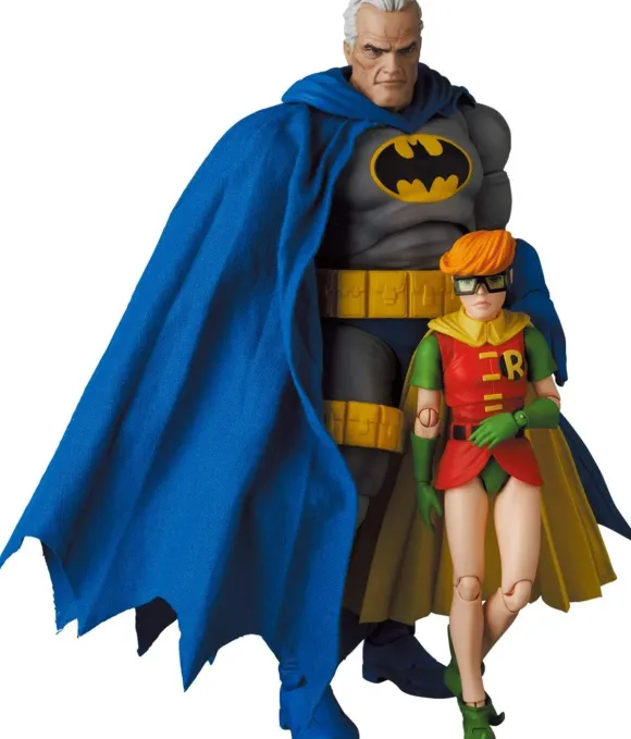 MAFEX Batman Blue Ver. & Robin (The Dark Knight Returns)