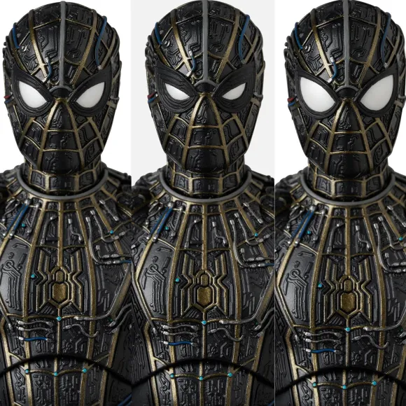 MAFEX Spider-Man Black & Gold Suit (Spider-Man: No Way Home)
