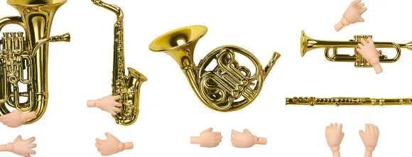 Nendoroid Doll Brass Instruments Parts Set
