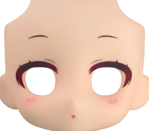 Nendoroid Doll Customizable Face Plate - Narrowed Eyes: With Makeup (Cream)