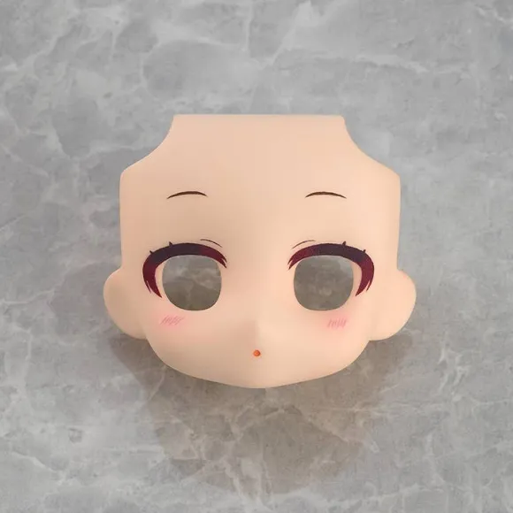 Nendoroid Doll Customizable Face Plate - Narrowed Eyes: With Makeup (Cream)