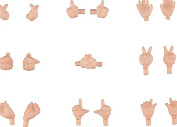 Nendoroid Doll: Hand Parts Set 02 (Peach)