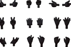 Nendoroid Doll: Hand Parts Set Gloves Ver. (Black)