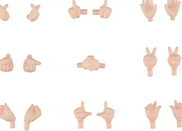 Nendoroid Doll: Hand Parts Set 02 (Cream)
