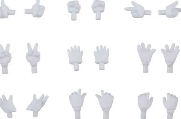 Nendoroid Doll: Hand Parts Set Gloves Ver. (White)