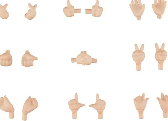 Nendoroid Doll: Hand Parts Set 02 (Almond Milk)