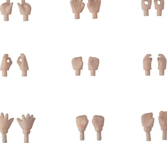 Nendoroid Doll: Hand Parts Set (Cream) (Reissue)