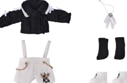 Nendoroid Doll Outfit Set: Suspender Shorts Set (Black & White)