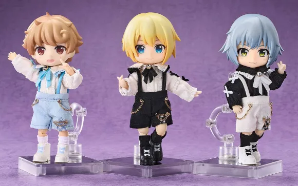 Nendoroid Doll Outfit Set: Suspender Shorts Set (Black & White)