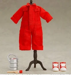 Nendoroid Doll Outfit Set (Colorful Coveralls Red)