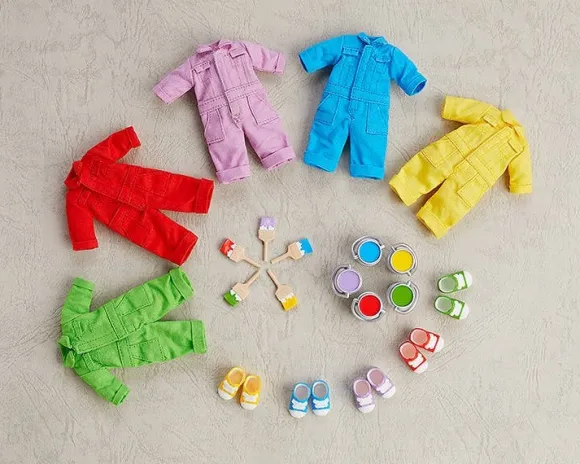 Nendoroid Doll Outfit Set (Colorful Coveralls Purple)