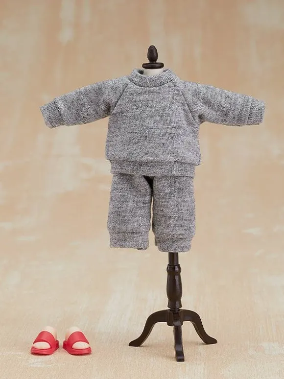 Nendoroid Doll Outfit Set: Sweatshirt and Sweatpants (Gray)