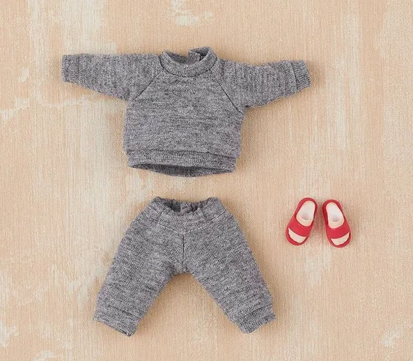 Nendoroid Doll Outfit Set: Sweatshirt and Sweatpants (Gray)