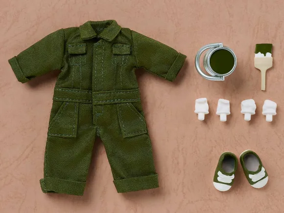 Nendoroid Doll Outfit Set: Colorful Coveralls (Khaki)