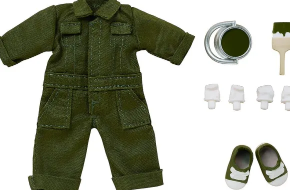 Nendoroid Doll Outfit Set: Colorful Coveralls (Khaki)