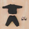 Nendoroid Doll Outfit Set: Sweatshirt and Sweatpants (Black)