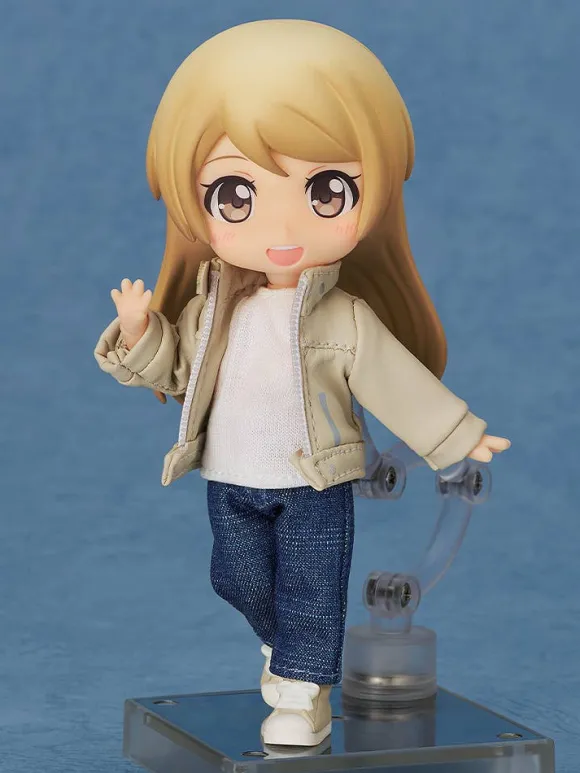 Nendoroid Doll Outfit Set: Leather Jacket (Ivory)