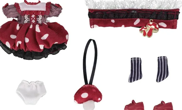 Nendoroid Doll Outfit Set: Mushroom - Girl (Red)