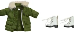 Nendoroid Doll Warm Clothing Set: Boots & Mod Coat (Khaki Green)