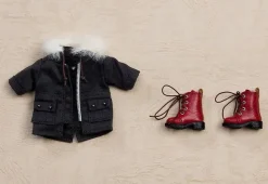 Nendoroid Doll Warm Clothing Set: Boots & Mod Coat (Black)