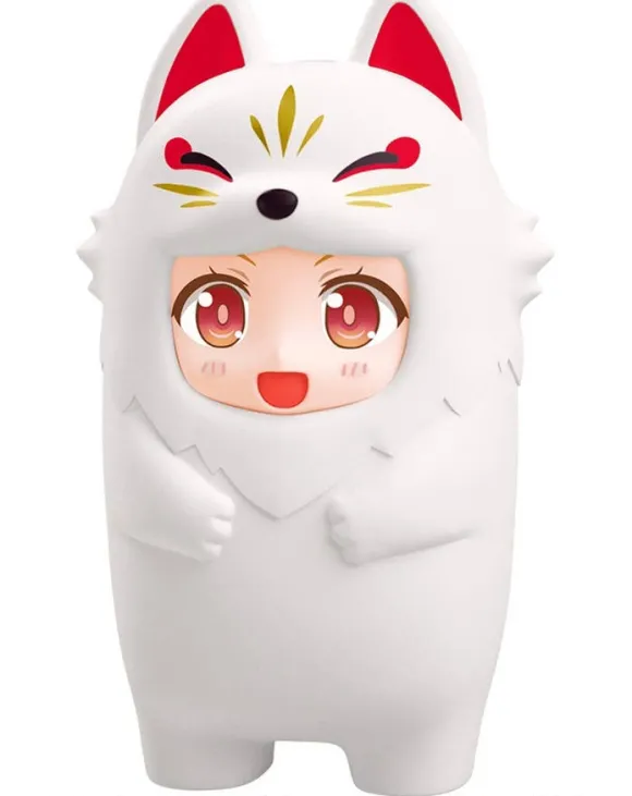 Nendoroid More Kigurumi Face Parts Case (White Kitsune)