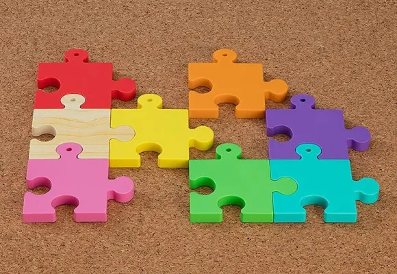 Nendoroid More Puzzle Base (Wood Grain)