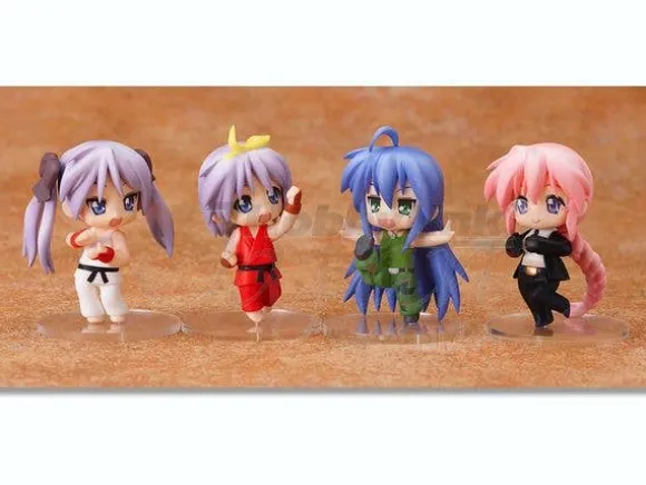 Nendoroid Petite Lucky Star x Street Fighter Set
