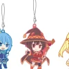 Nendoroid Plus KONO SUBARASHII SEKAI NI SYUKUFUKU WO! 2 Rubber Strap Set: Aqua, Megumin & Darkness