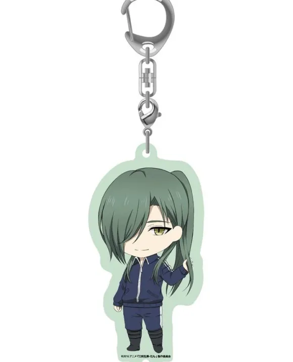 Nendoroid Plus Touken Ranbu -Hanamaru-: Acrylic Keychain with Stand Nikkari Aoe