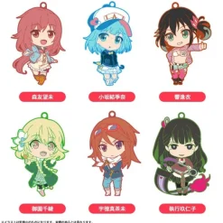 Nendoroid Plus Trading Rubber Strap Rolling Girls 1Box 6pcs