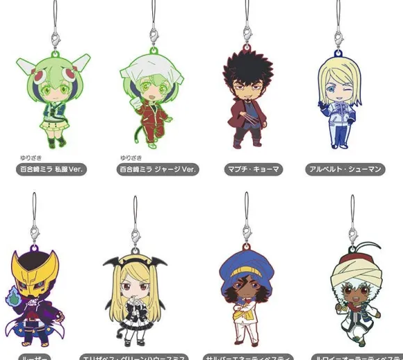 Nendoroid Plus Trading Rubber Strap - Dimension W: 1Box 8pcs
