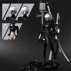 Nier: Automata PLAY ARTS Kai 2B (YoRHa No.2 Type B DX version) (Reissue)