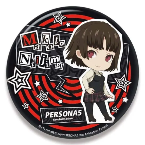 Persona 5: The Animation Nendoroid Plus Big Can Badge Makoto Niijima