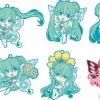 Racing Miku 2017 Ver. Nendoroid Plus Trading Rubber Strap 1Box 6pcs