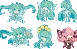 Racing Miku 2017 Ver. Nendoroid Plus Trading Rubber Strap 1Box 6pcs